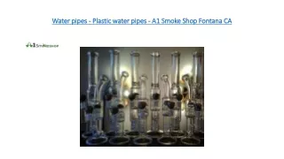 Water pipes - Plastic water pipes - A1