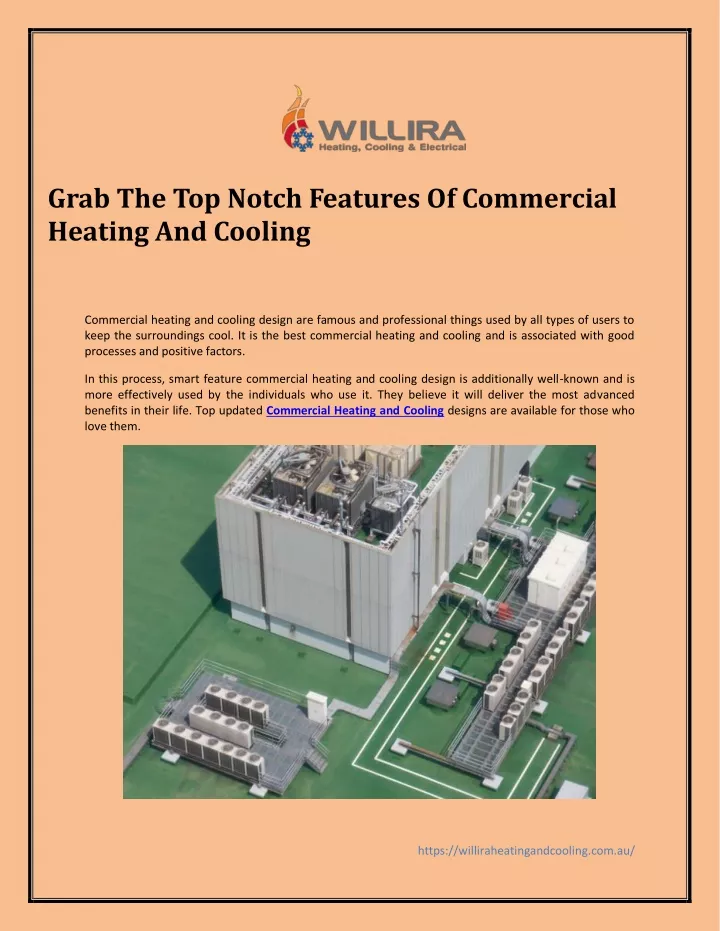 grab the top notch features of commercial heating