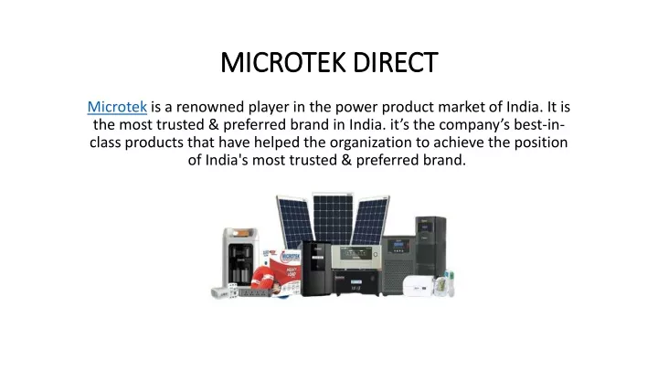 microtek direct