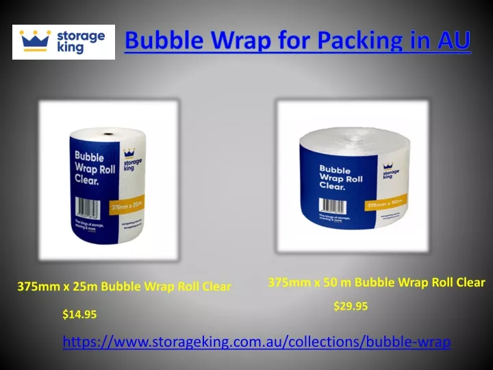 bubble wrap for packing in au