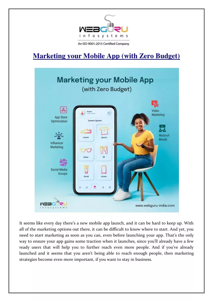 marketing your mobile app with zero budget
