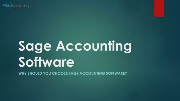 PPT - Sage Accounting Software PowerPoint Presentation, Free Download ...