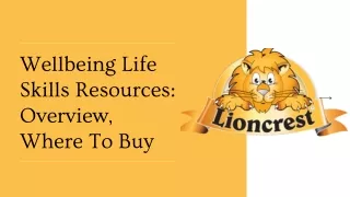 Wellbeing Life Skills Resources: Overview, Benefits, and Where To Buy