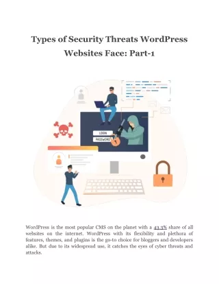types of security threats wordpress