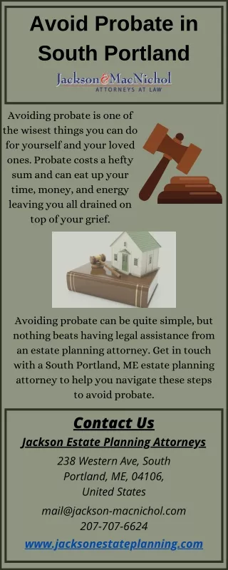 Avoiding Probate | South Portland Estate Planning Attorneyprobate lawyer south p