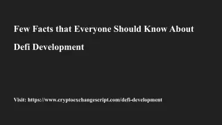 few facts that everyone should know about