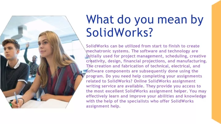what do you mean by solidworks
