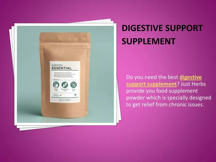 digestive support supplement