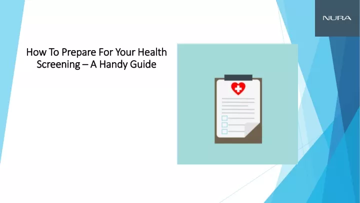 how to prepare for your health screening a handy guide