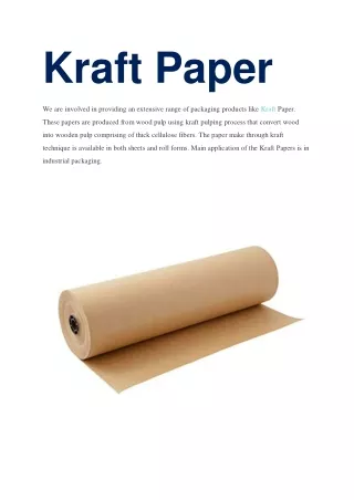 kraft paper