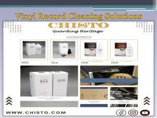 Vinyl Record Cleaning Solutions