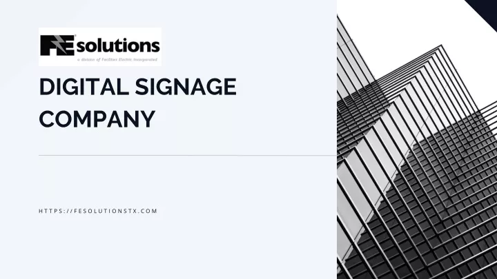 digital signage company