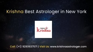 Best Astrologer in New York - Krishnaastrologer.com