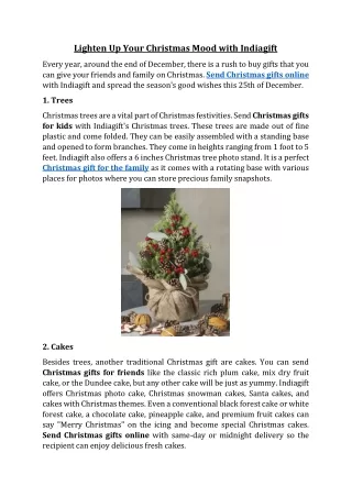lighten up your christmas mood with indiagift