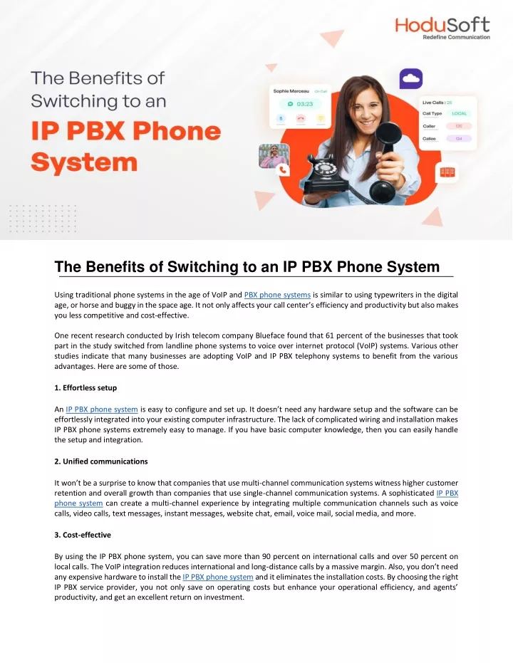 the benefits of switching to an ip pbx phone