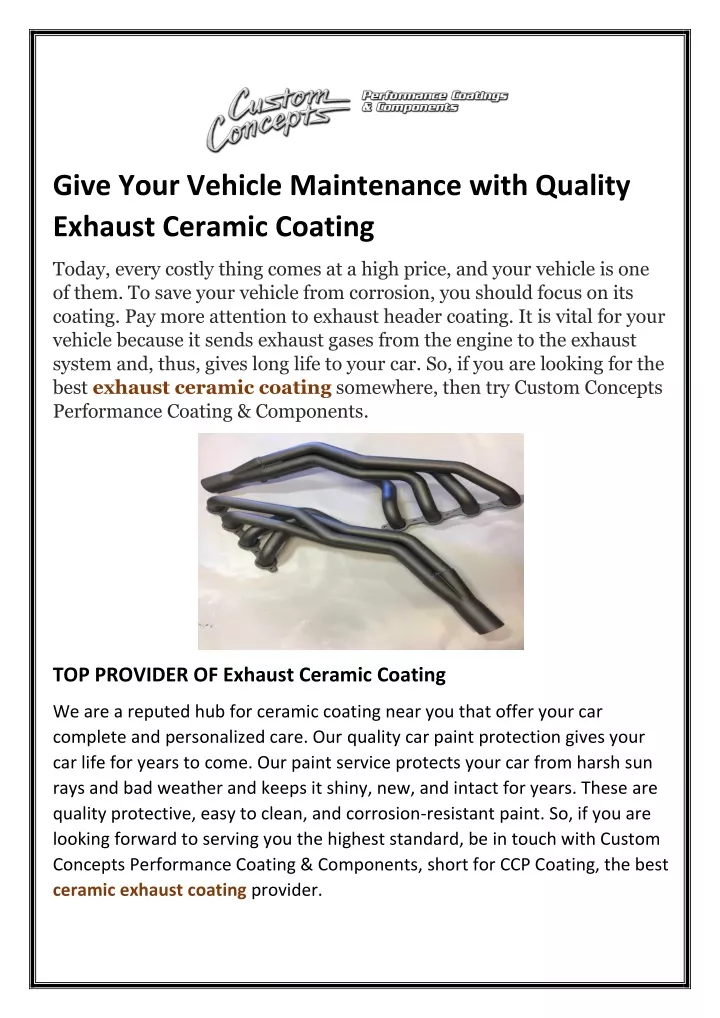 give your vehicle maintenance with quality