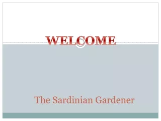the sardinian gardener