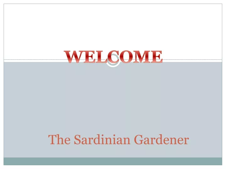 the sardinian gardener