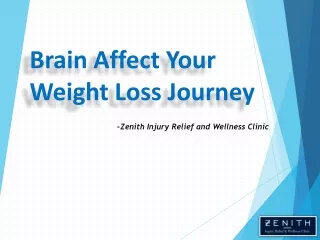 How does your brain affect your weight loss journey?