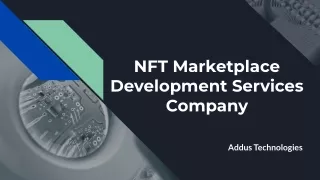 NFT Marketplace Development Services Company