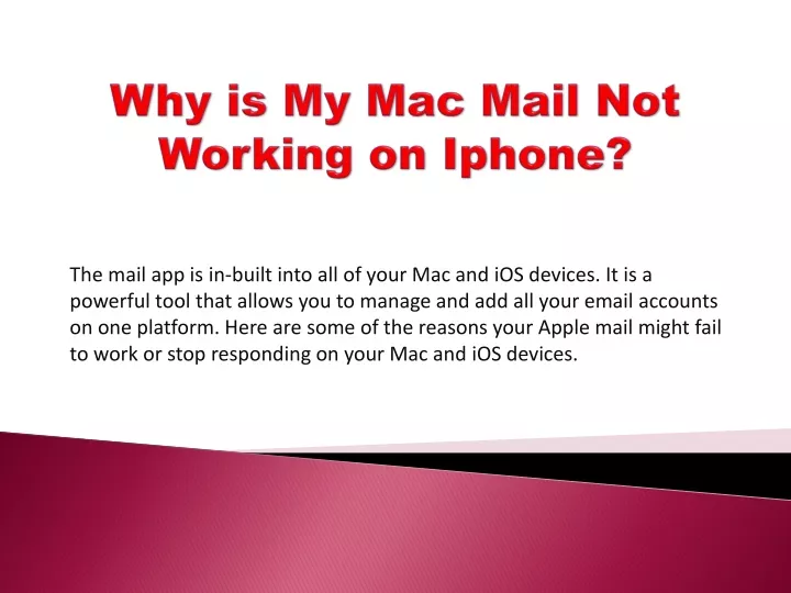 ppt-why-is-my-mac-mail-not-working-on-iphone-powerpoint-presentation