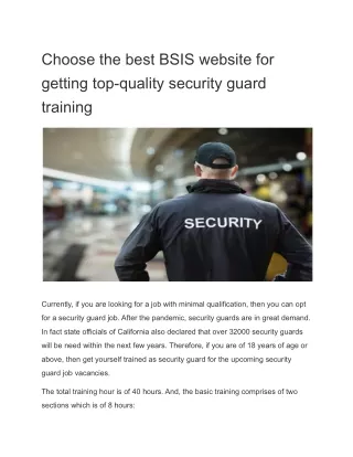 choose the best bsis website for getting