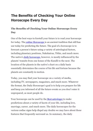 The-Benefits-of-Checking-Your-Online-Horoscope-Every-Day