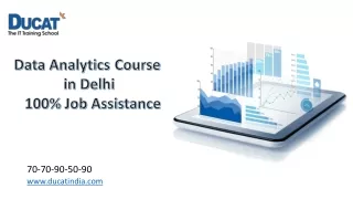 Data Analytics course in Delhi