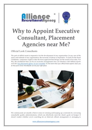 Top placement agencies in Navi Mumbai are available for hire