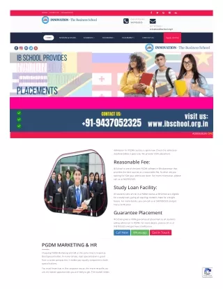 Pgdm Course In Bhubaneswar