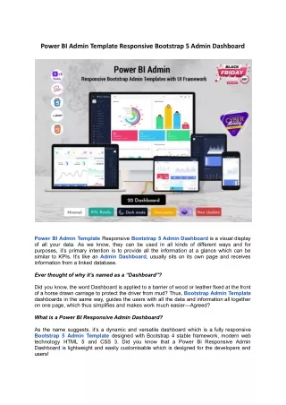 power bi admin template responsive bootstrap