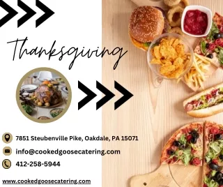 Thanksgiving Dinner - Cooked Goose Catering Company