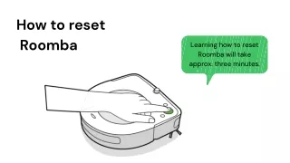 How to reset roomba using the app?