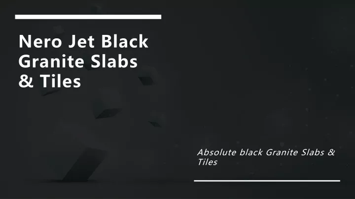 nero jet black granite slabs tiles