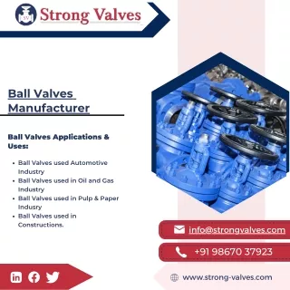 India's leading producer of Premium valves.