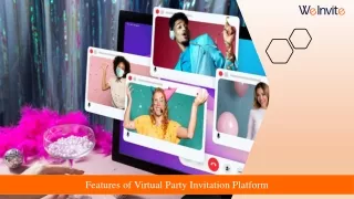 features of virtual party invitation platform