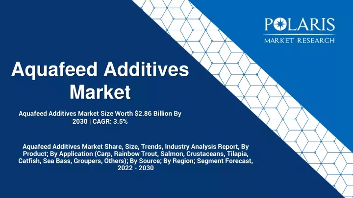 aquafeed additives market size worth 2 86 billion by 2030 cagr 3 5
