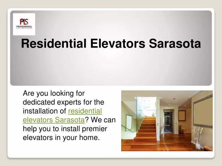 residential elevators sarasota