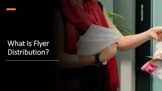 what is flyer distribution