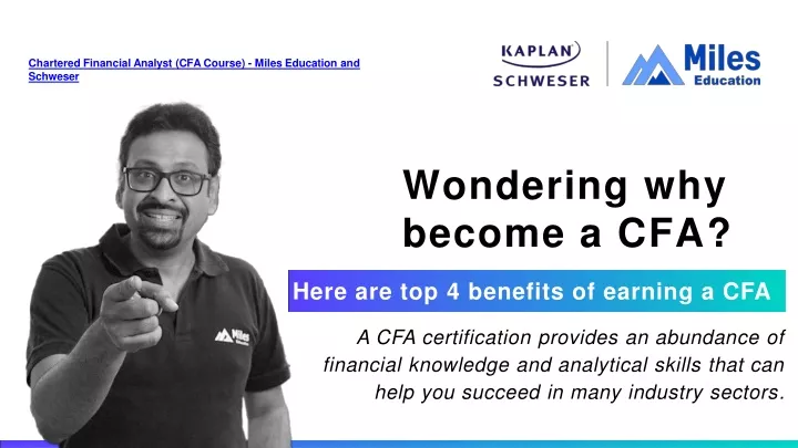 chartered financial analyst cfa course miles