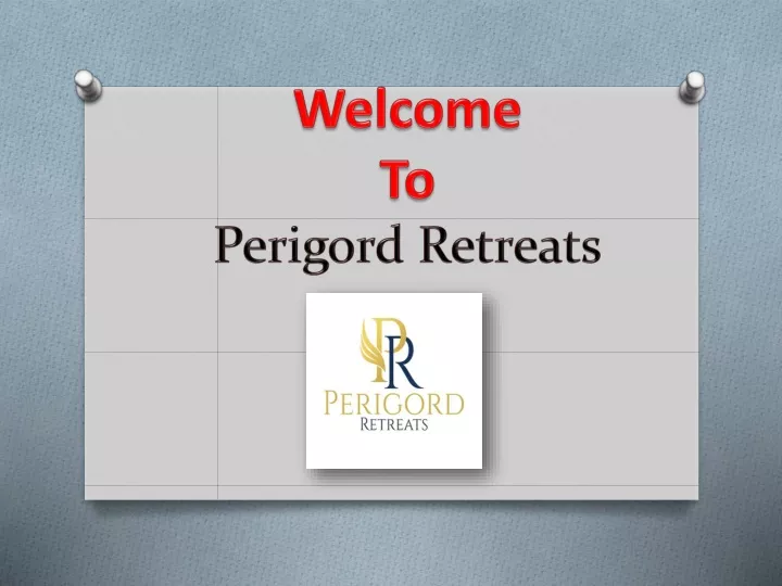 welcome to perigord retreats