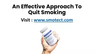 Quit Smoking Natural Tablets - Smotect