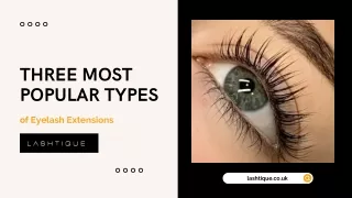 Three Most Popular Types of Eyelash Extensions