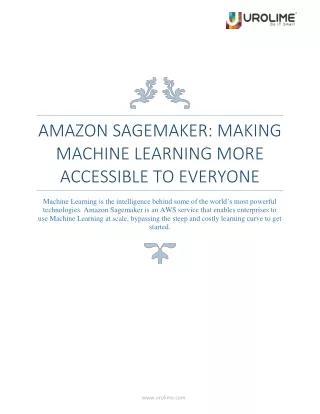 amazon sagemaker making machine learning more