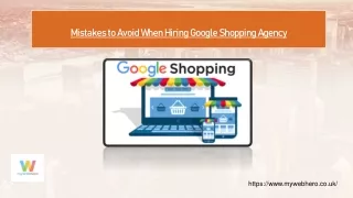 mistakes to avoid when hiring google shopping