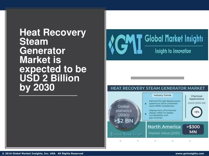heat recovery steam generator market is expected