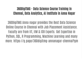 360digitmg data science course training