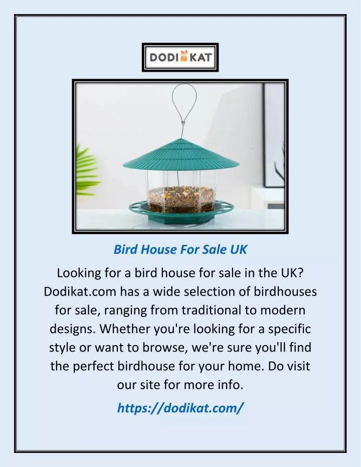 bird house for sale uk