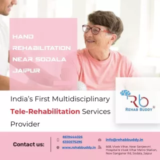 Hand Rehabilitation Near Sodala Jaipur - Rehab Buddy