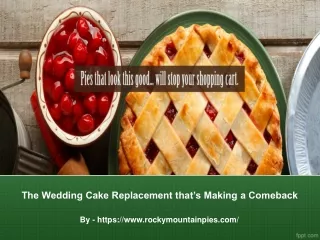 the wedding cake replacement that s making a comeback